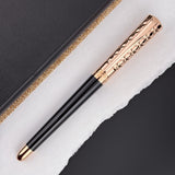 ST. Dupont Liberte Fountain Pen - Black Lacquer and Pink Gold (Doorbuster)