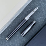 S.T. Dupont Line D Eternity Horsemane Fountain Pen - Black (Limited Edition)