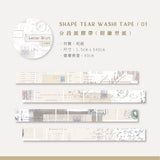 MU Shape Tear Washi Tape 001