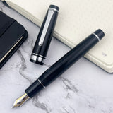 Sailor Pro Gear Fountain Pen - Black w/ Silver