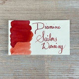 Diamine Red Sky - Shimmer - 50ml Bottled Ink