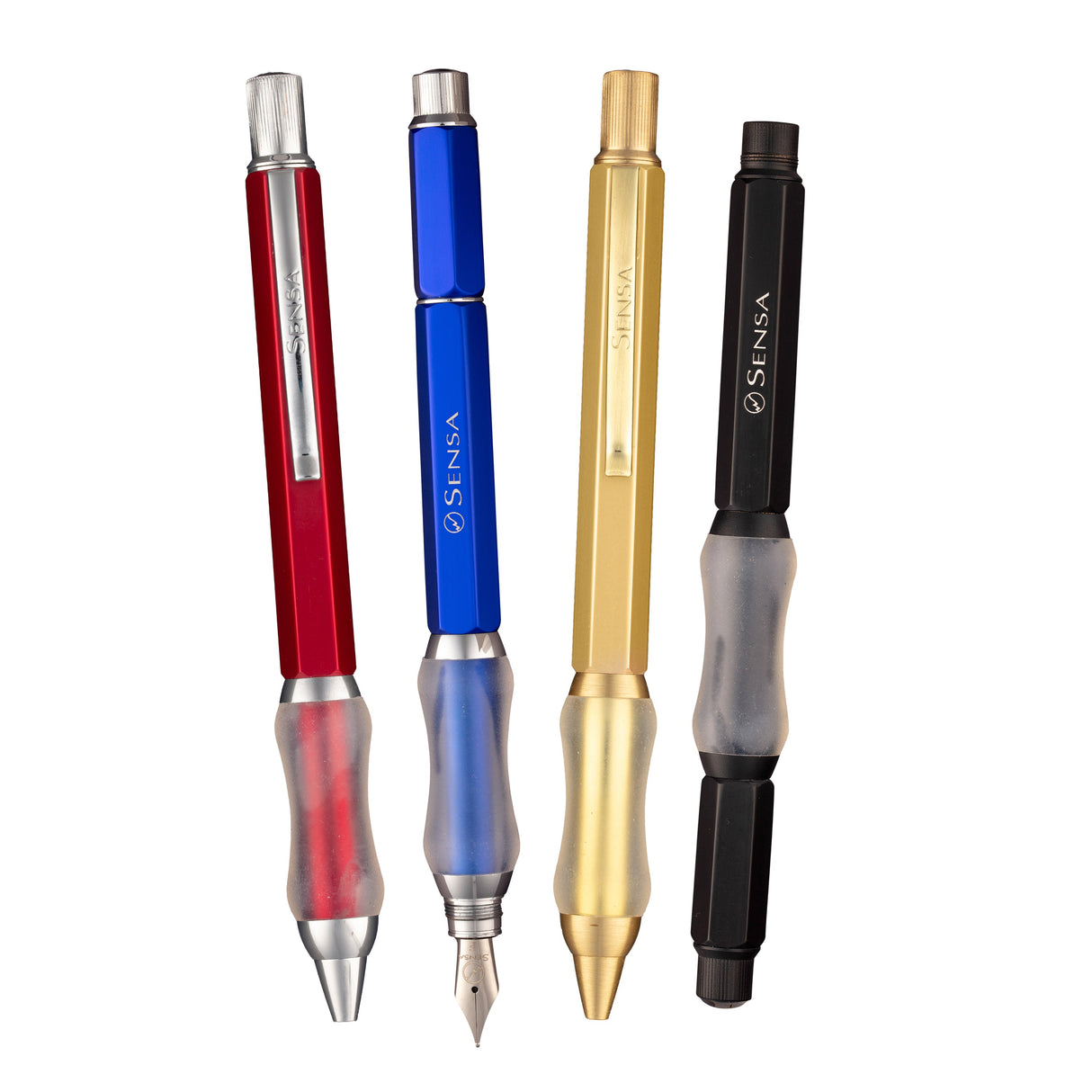 Sensa Sensagraph Ballpoint Pen - Antique Brass