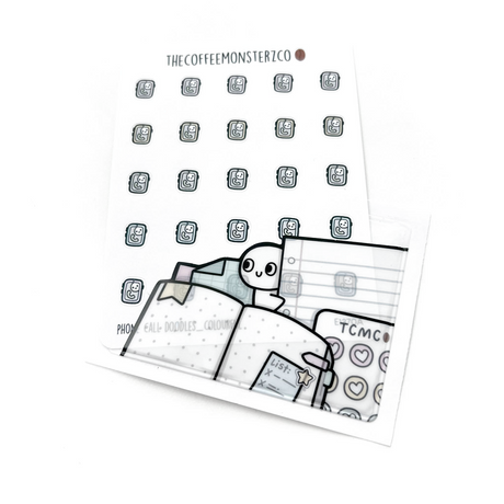TheCoffeeMonsterzCo Adhesive Sticky Pocket - Paper Layers