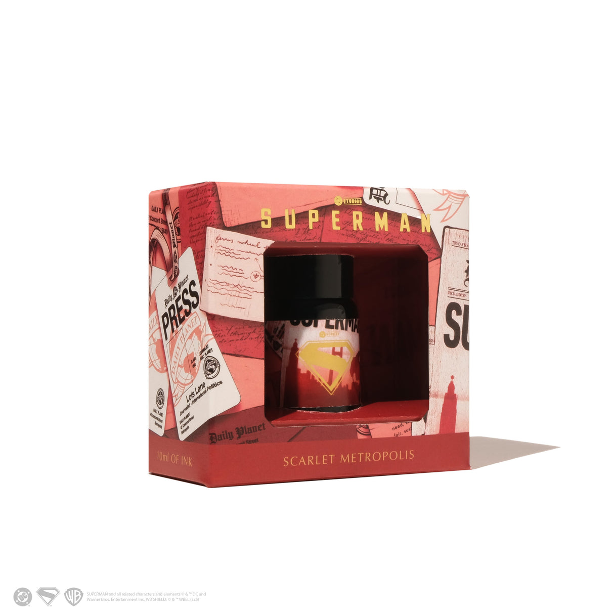 Ferris Wheel Press Superman - Scarlet Metropolis Bottled Ink (Special Edition)