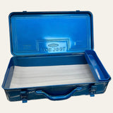 Toyo Steel Trunk Shape Toolbox T-410 - Blue (Doorbuster)