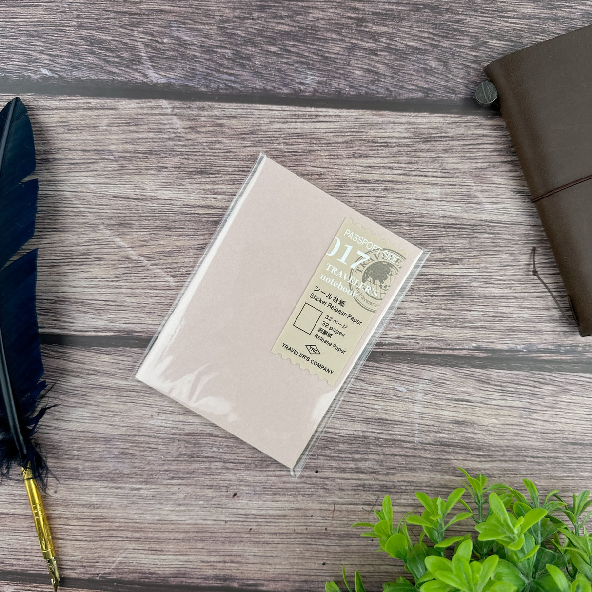 Traveler's Sticker Release Notebook Refill -  Passport Size