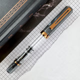 TWSBI Eco Fountain Pen - Black Marble w/Bronze