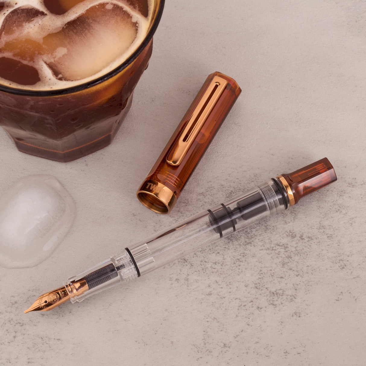 TWSBI Eco Fountain Pen - Rootbeer w/ Bronze