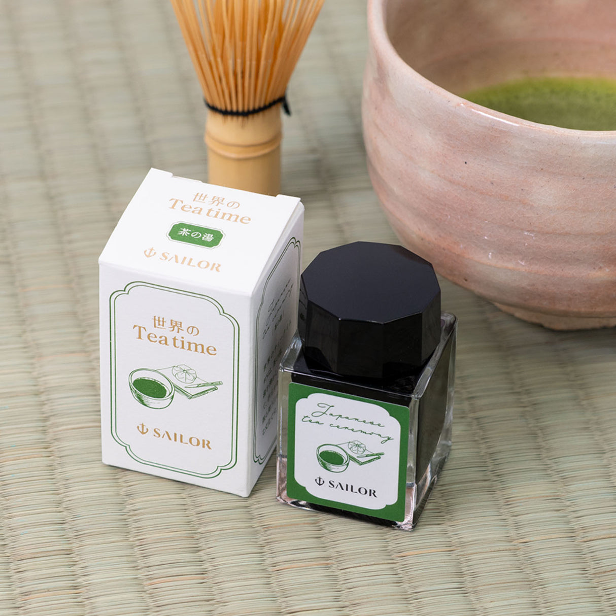 Sailor Teatime Around the World - Japanese Tea Ceremony - 20ml Bottled Ink (Limited Edition)