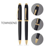 Townsend Ballpoint Pen Info Graphic