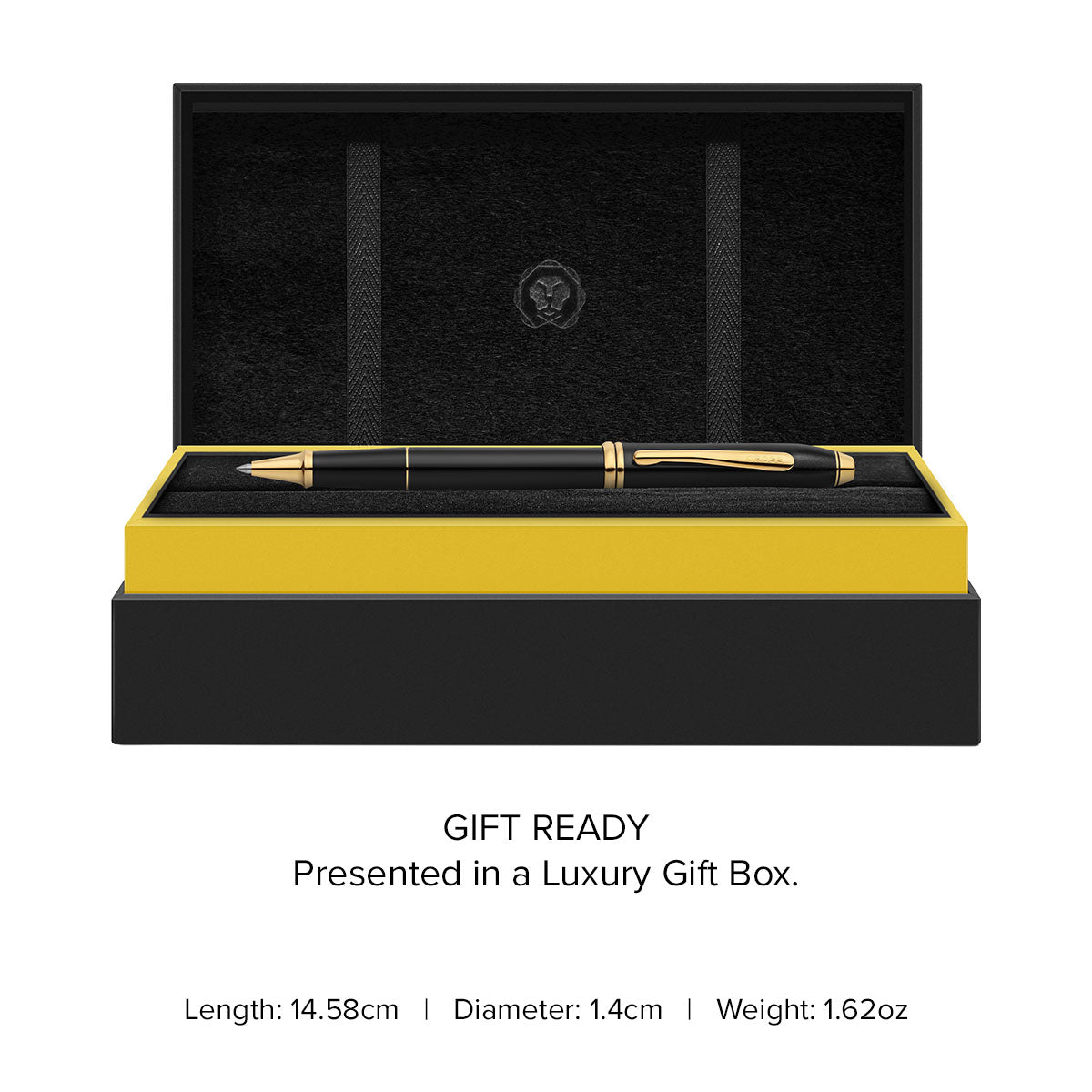 Townsend Rollerball Pen Gift Box and Specs