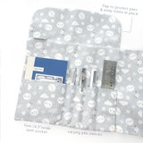 TheCoffeeMonsterzCo Grey Area - Tri-Fold Pouch