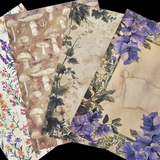 CoraCreaCrafts Sticker & Paper Set - Secret Garden
