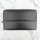 Visconti Leather 12 Pen Holder - Black