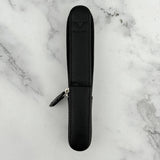 Visconti Leather 1 Pen Holder - Black