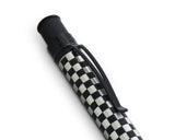 Retro 51 Groove Writer Black Checker Board Rollerball Pen with Stealth