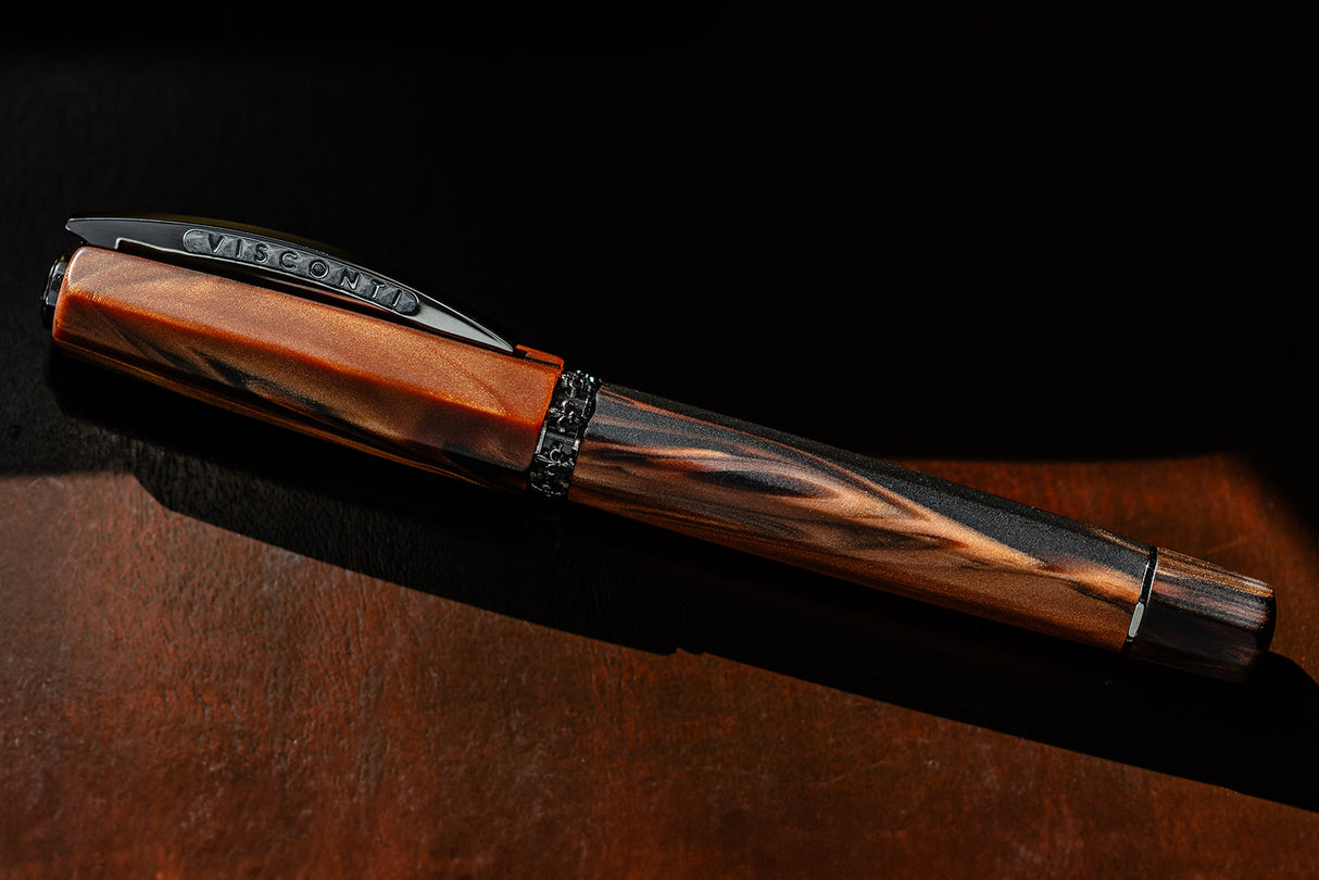 Visconti Medici Fountain Pen - Briarwood w/ Ruthenium