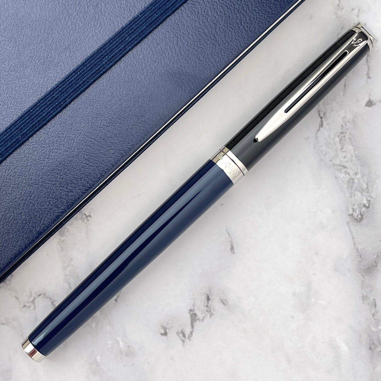 Waterman Hemisphere Color Block Rollerball Pen - Black / Blue (Special Edition)