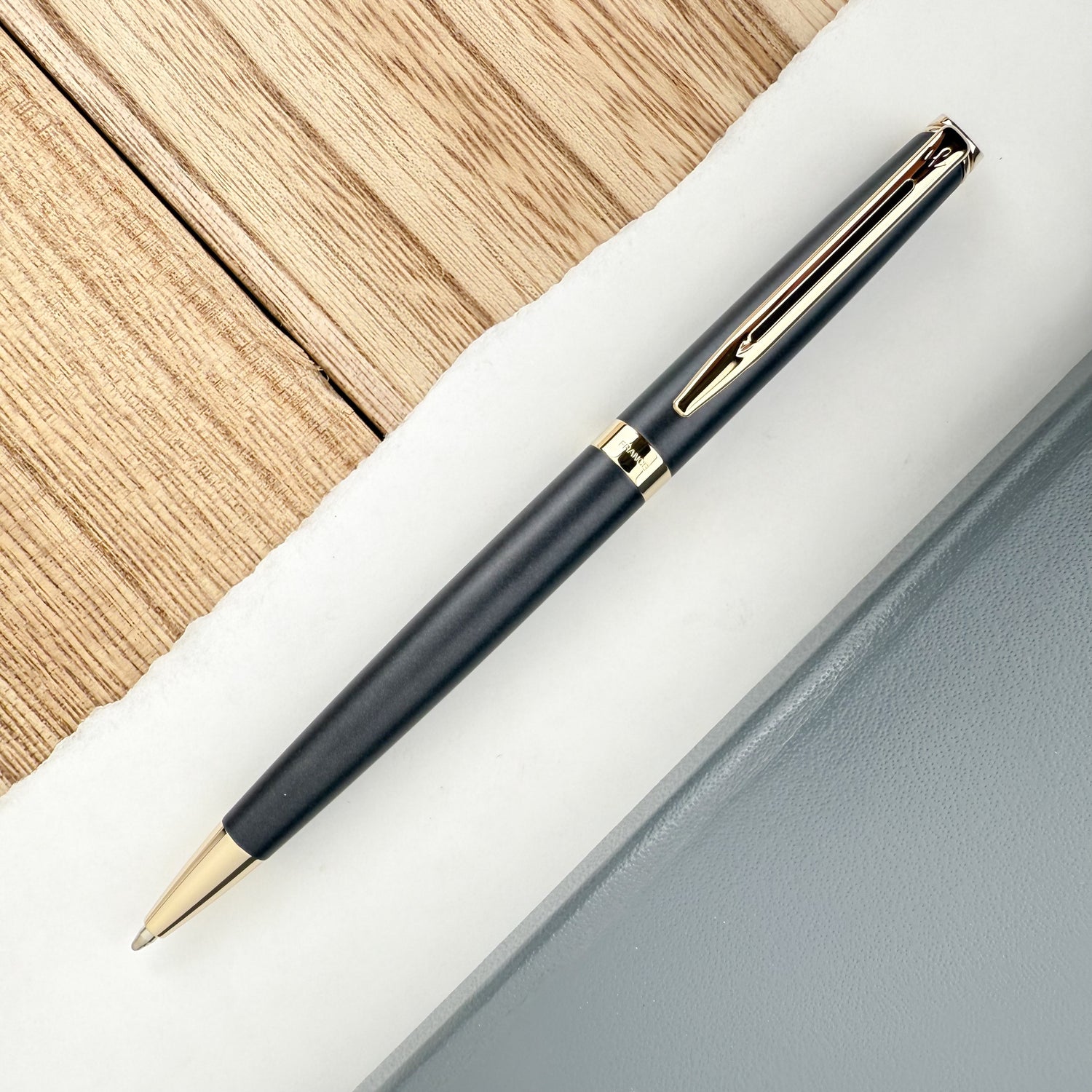 Waterman Hémisphère Understated Edit Ballpoint Pen - Lava Black