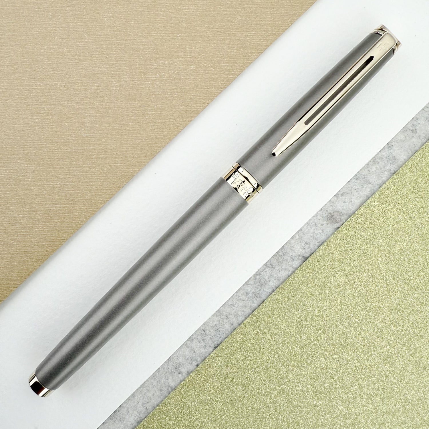 Waterman Hémisphère Understated Edit Rollerball Pen - Metallic Grey