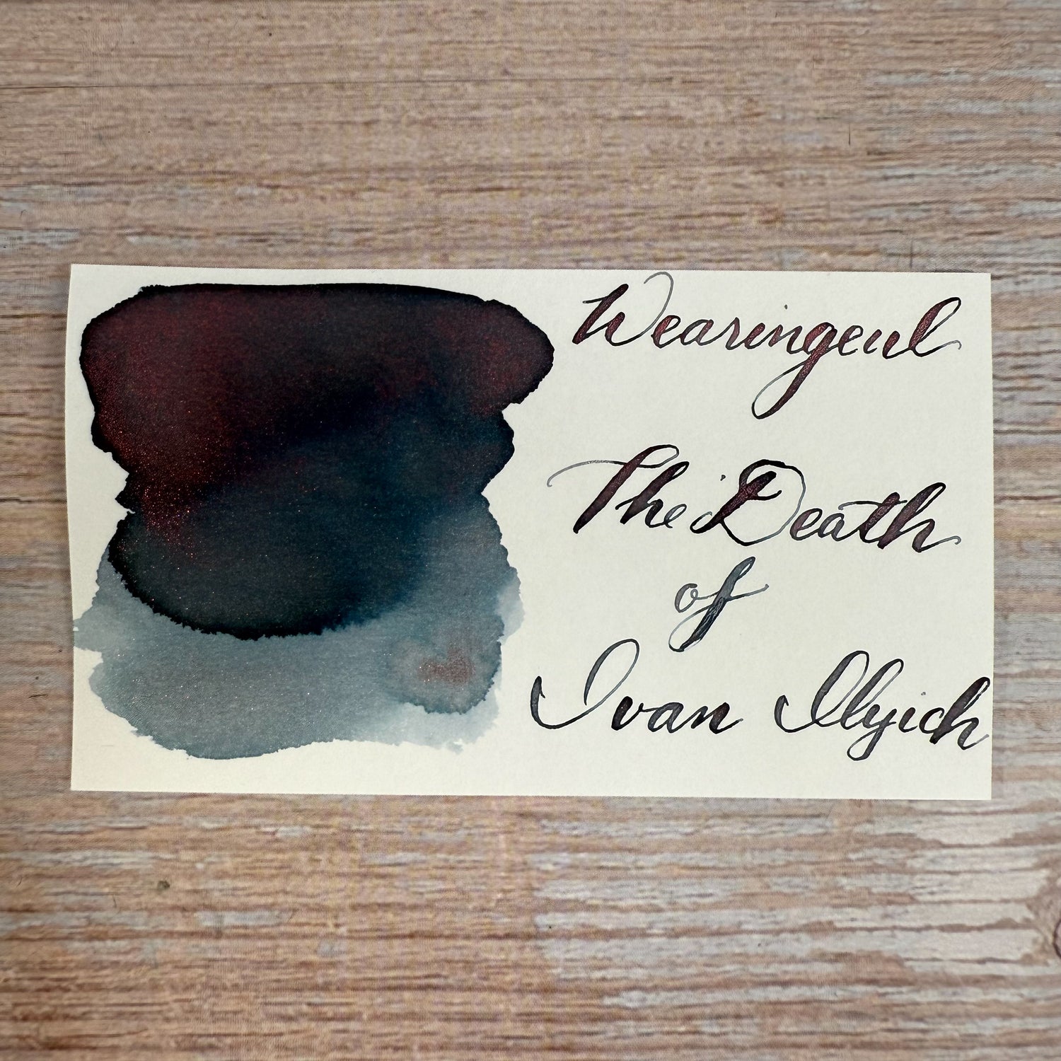 Wearingeul The Death Of Ivan Ilyich - 30ml Bottled Ink