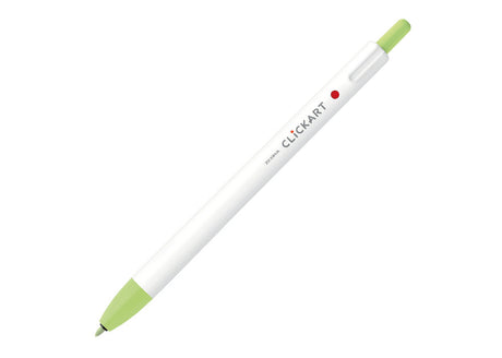 Zebra ClickArt Retractable Marker Pen - Leaf Green