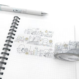 TheCoffeeMonsterzCo Goals & Accomplishments Washi Tape - 20mm