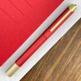 ystudio Glamour Evolve Bihex Rollerball Pen - Marsala