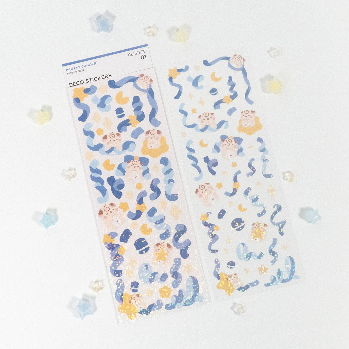 Studio Enon Cocoroll Celeste Polco Deco Sticker Sheet