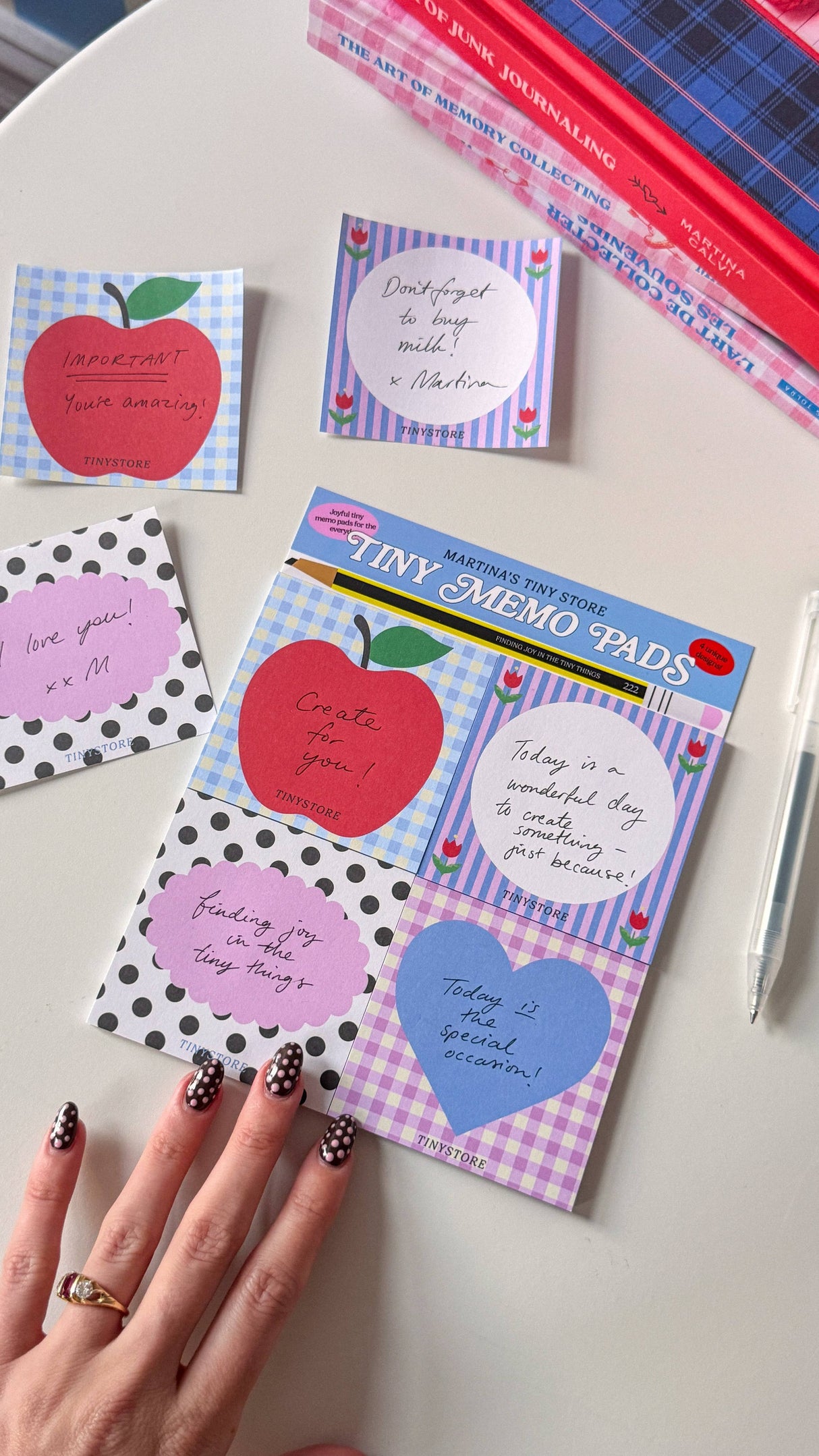 TINY STORE The Cutest Desk Memo Pads (4 Pack)