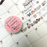 RiN! Studio Flower Mini Washi Tape