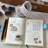 dana ate oatmeal! Patchwork Kiss Cut Sticker Roll