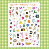 Teenie Tiny Stickers Sheet 2 - 5x7 Sticker Sheet