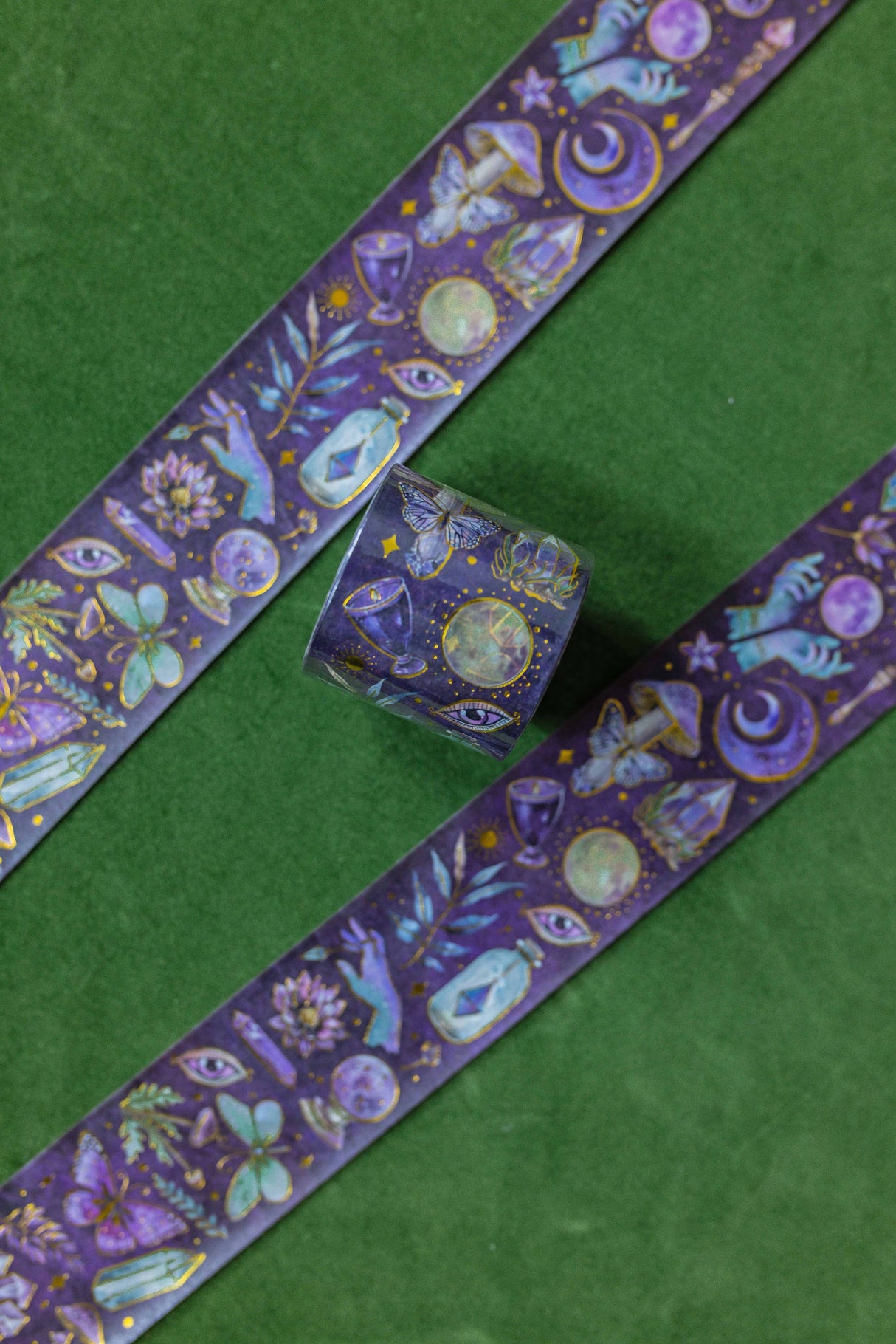 CoraCreaCrafts Magical Night Foil Washi Tape