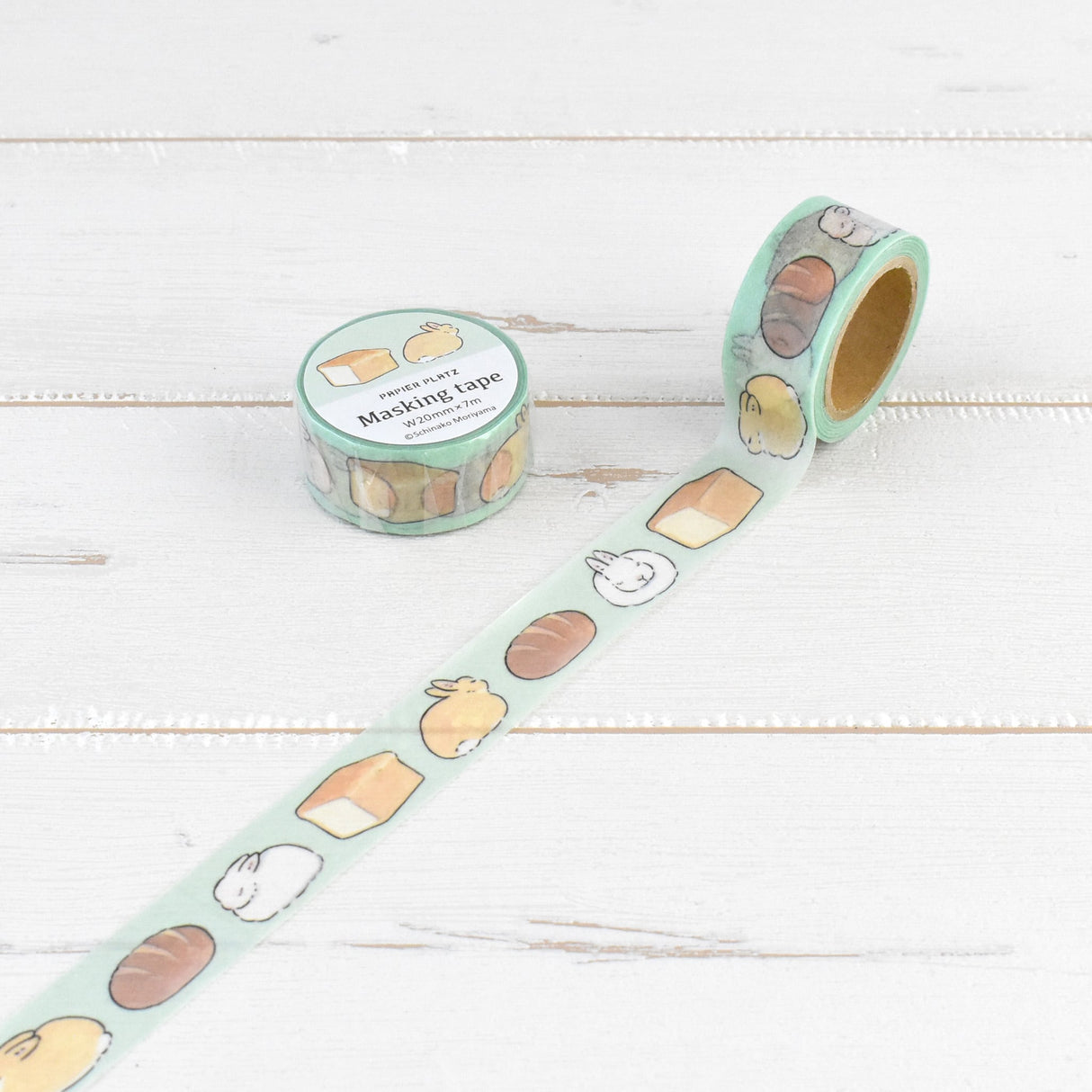 Papier Platz Schinako Moriyama Washi Tape - Bunny Loaf