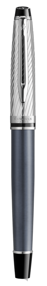 Waterman Expert Deluxe Rollerball Pen - Metallic Stone Grey Lacquer