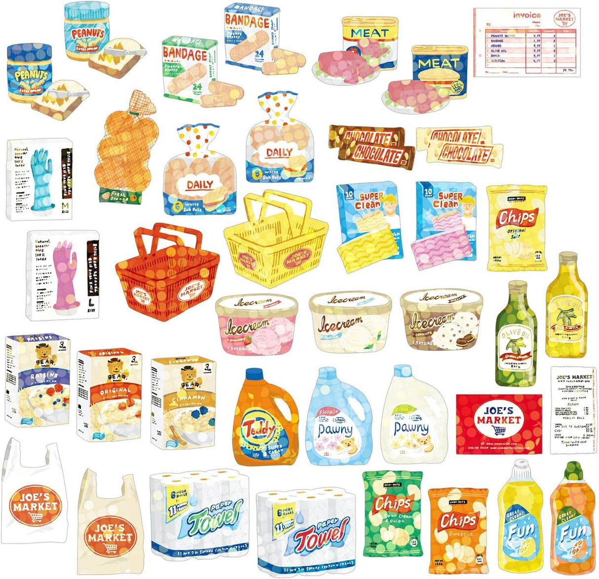 Hako Sticker Super Market
