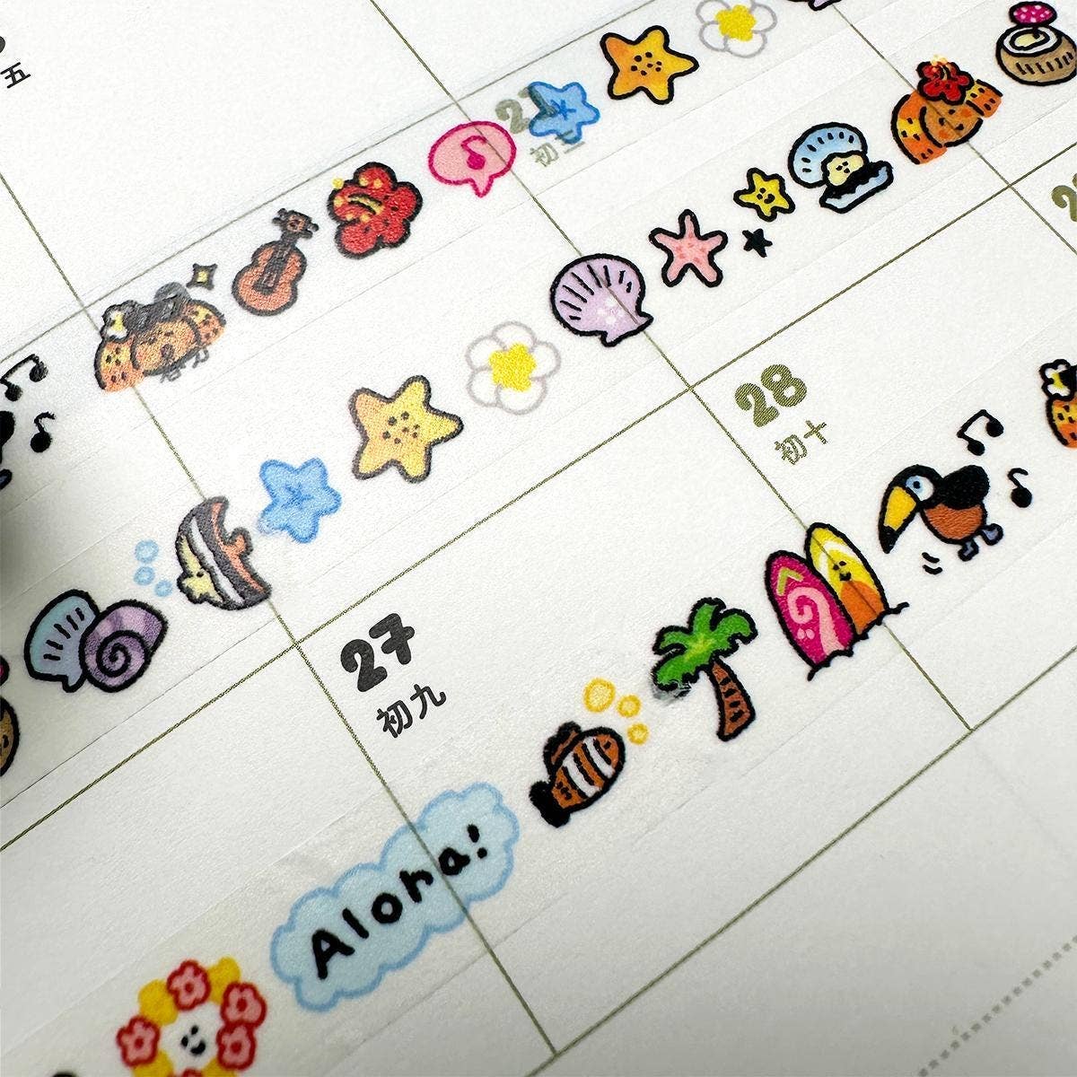 RiN! Studio Aloha Mini Washi Tape