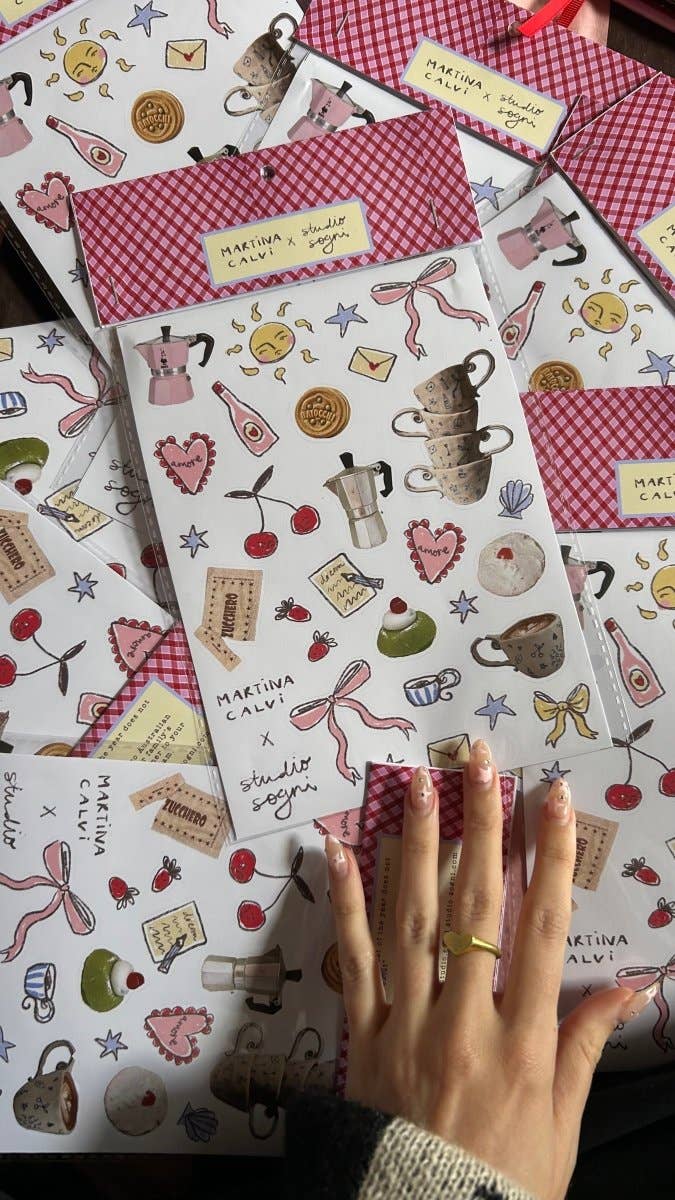 TINYSTORE x Studio Sogni (Elena Tea) Collab Sticker Sheet