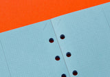 Plotter Blue Paper - 2mm Grid Quadrant Graph - 50 sheets (Bible Size)