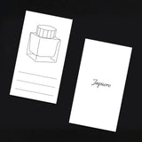 Wearingeul Ink Color Swatch Card - Vertical