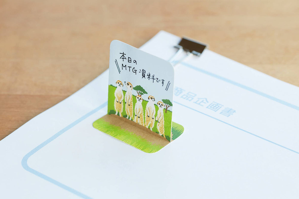 FUTAMATA-FUSEN Decoration Paper Tape  Size L - Meerkat