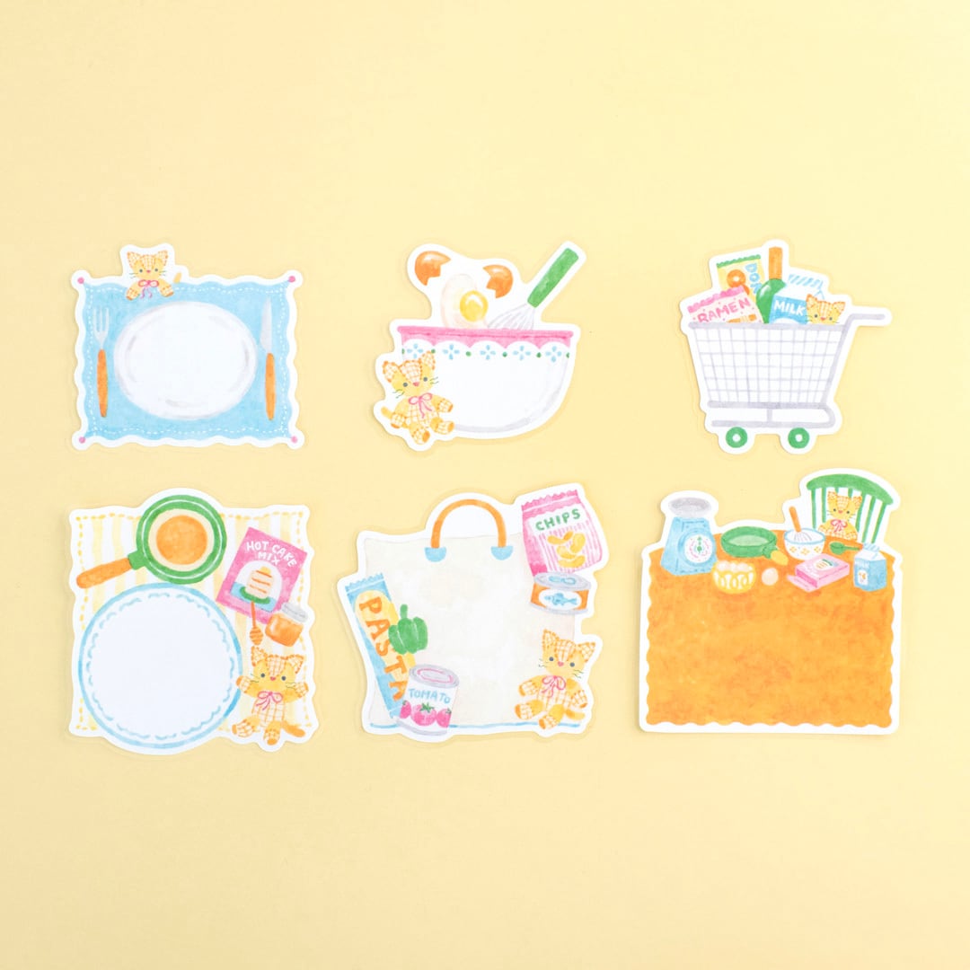 Papier Platz Nakauchi Waka Flake Sticky Notes - Cat and Kitchen