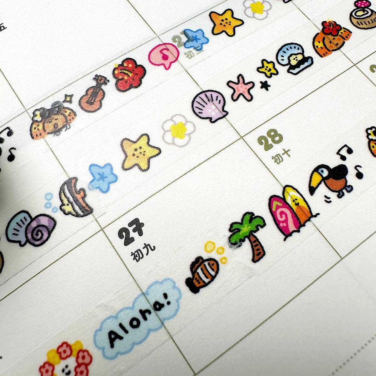 RiN! Studio Aloha Mini Washi Tape