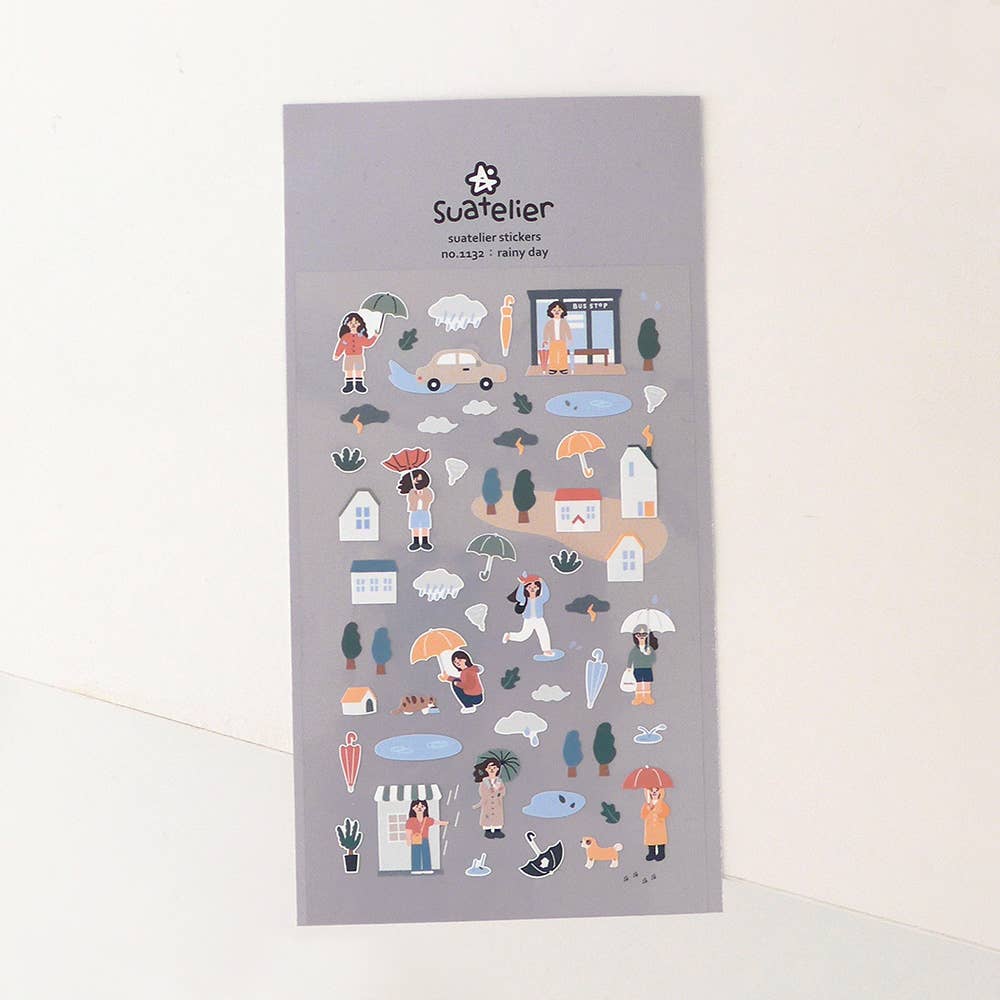Suatelier Design Stickers - Rainy Day