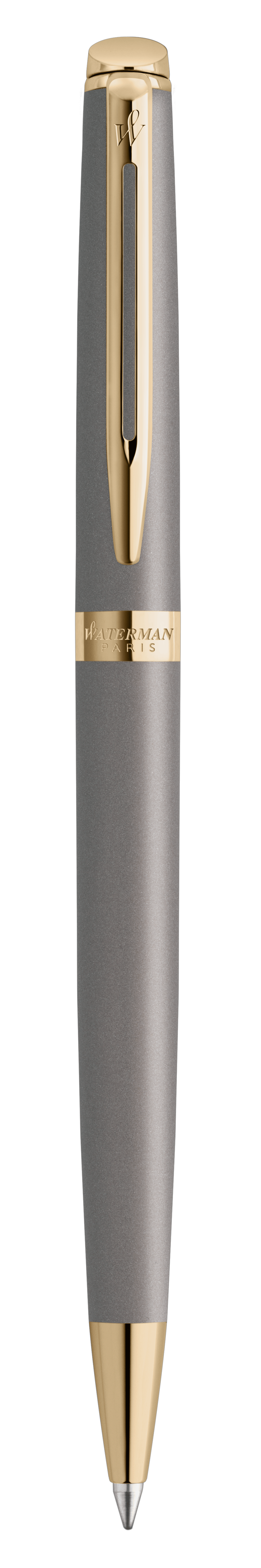 Waterman Hémisphère Understated Edit Ballpoint Pen - Metallic Grey