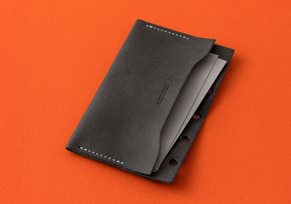 Plotter Leather Card Case - Double Pockets - Mini 5 Size