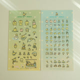 2jingis2jing Little Frog Witch Sticker Sheet (Little Square)