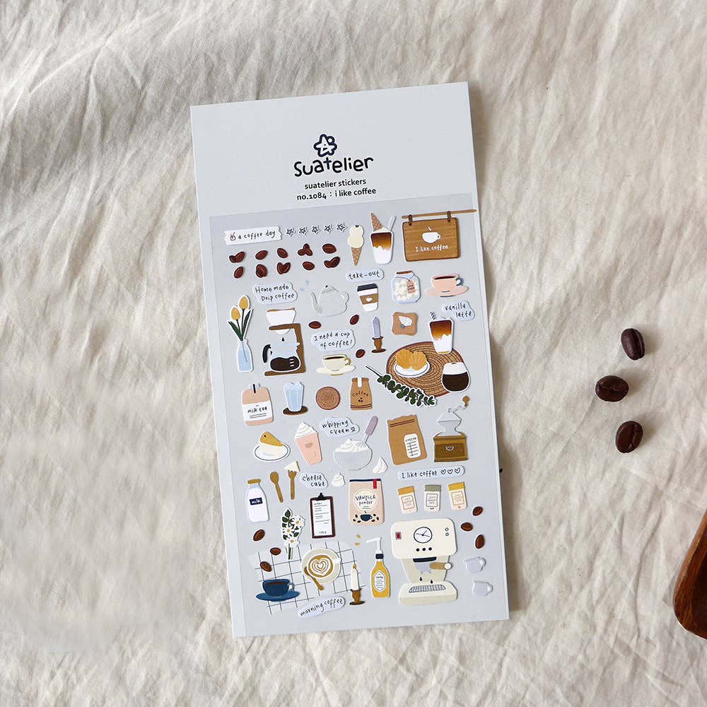 Suatelier Design Stickers - I Like Coffee