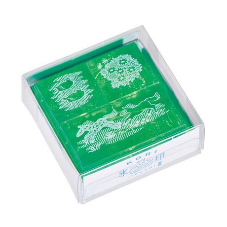 King Jim Kori Jirushi Crystal Clarity Colored Stamp 3 Piece Set
